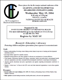 flyer from the 2004 LDDI national meeting