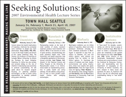 poster from the 2007 lecture series