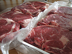 fatty meat