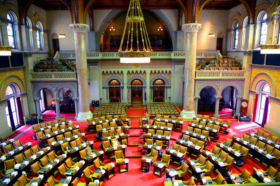 Inside the NY Statehouse