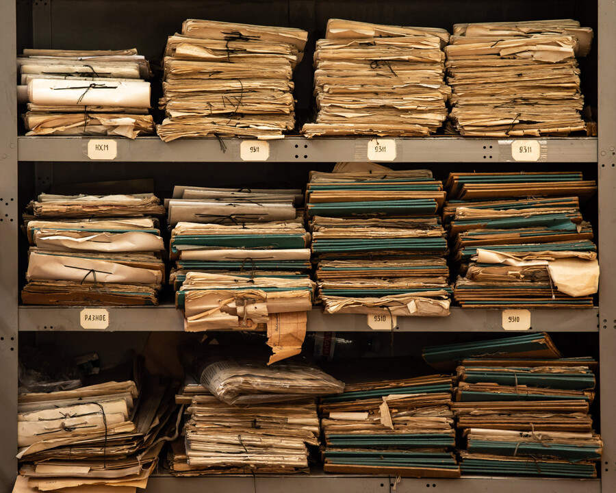 Stacks of old documents
