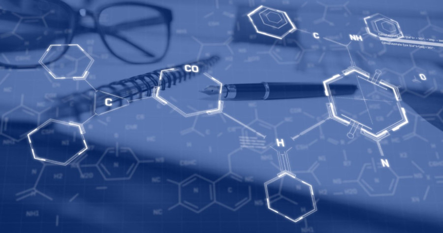 Chemical formula vector graphic